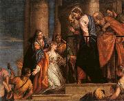 Christ and the Woman with the Issue of Blood Paolo  Veronese